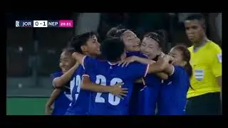 Jordan couldnot believe it,what a goal from Nepal. Jordan vs Nepal II WAFF Final 2024 highlights
