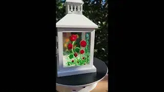 Blooming Flowers Lanterns #handmade #fusedglass