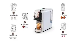 HiBREW H2B 19Bar 5in1 Hot/Cold Capsule Coffee Machine [Coupon Inside]