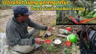 Babat habis tunas pohon yang mulai tinggi agar bisa di semprot gulmanya