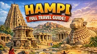 Hampi Travel Vlog 🏛️ | Exploring India&rsquo;s Ancient Ruins (UNESCO World Heritage) #hampi  #hampitravel