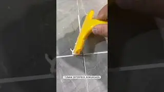 SATISFYING GROUT APPLICATION    #shorts#viral