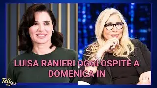LUISA RANIERI OGGI OSPITE A DOMENICA IN #luisaranieri #domenicain #maravenier
