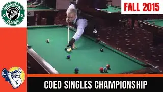 Megabucks Amateur Pool League: Alec Diamond vs. Cristobal Tiru, 2015 Fall Coed Singles Championship