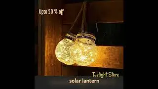 Crack ball glass jar Solar light