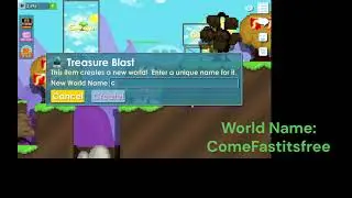 Growtopia GT Giveaway Treasure blast world #3 #growtopia #growtopiagiveaway