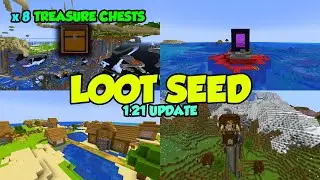 BEST OP Loot Survival/Hardcore/Speedrun Seed for Java 1.21