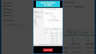 Datasource Filters || #tableau Filters || Types of Filters