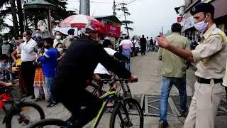 The India Cycles4Change Challenge - Cycling Event Organized at McLeod Ganj - Dharamshala Smart City