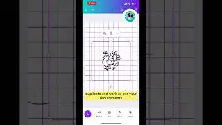 Quick demo video for Aari embroidery sketching with canva app