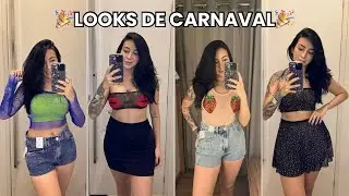 Provando Looks pro CARNAVAL 2025 - Renner e Riachuelo! ✨