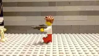 Тестовая анимация выстрела #lego #stopmotion 