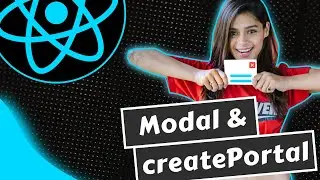 8. Modal Component using createPortal & useRef - React Machine coding interview question in Hindi