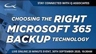 Live Event Recording: Choosing the Right Microsoft 365 Backup Technology