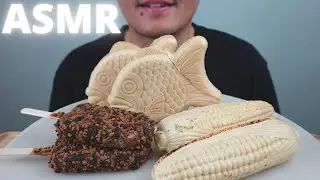 ASMR | Korean Ice Cream ~ Sweet Corn + Samanco + Crunch Bar | The Hangry Mole