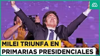 Javier Milei triunfa en eleciones primarias presidenciales en Argentina