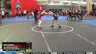 U23 61 KG Nick Klinger Kutztown Wrestling Club Vs Brandon Paetzell Lehigh Valley Wrestling Club