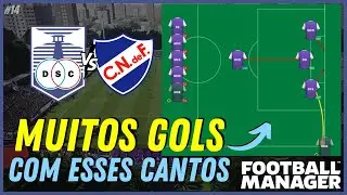 Meus CANTOS OFENSIVOS | EVOLUA seus JOGADORES com MENTORIA e EVITANDO LESÕES | Episódio #14 | FM 23