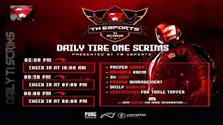 DAILY T1 SCRIMS LIVE || FTW. MISS KISSA || PUBG MOBILE