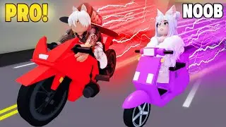 Sevgilimle MOTOR YARIŞI YAPTIK 😂 ROBLOX