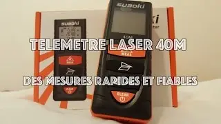 Test du Laserm&egrave;tre T&eacute;l&eacute;m&egrave;tre Num&eacute;rique 40m de Suaoki