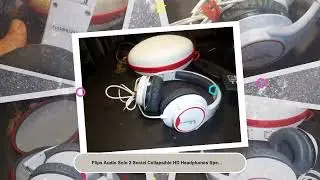 Flips Audio Solo 2 Social Collapsible HD Headphones Speakers White FL510X85252