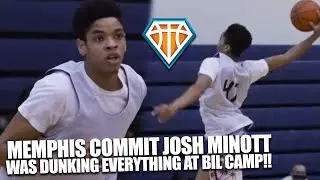Josh Minott HITS EASTBAY WAY TOO EASY at Ballislife Elite of the East Camp!! | Memphis Tigers Commit
