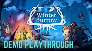 WINTER BURROW - Demo Playthrough #survivalgame #gameplay