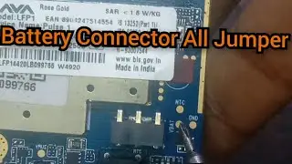 Lava Lfp1 Battery Connector Jumper Ways Solution | Lava Mobile battery connector jumper