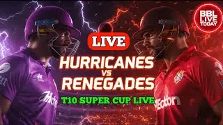 🔴BBL Live Today Match|Hobart Hurricanes vs Melbourne Renegades Live