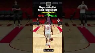 NBA players who lied about their height #shorts #nba #trending #basketball #nba2k26