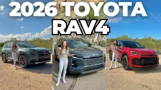 СОВЕРШЕННО НОВЫЙ Toyota RAV4 2026 года: Limited, GR Sport и Woodland!