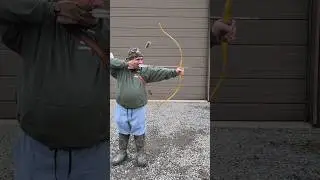 Sinew Backed Osage Orange Self-bow #tradbow #traditionalarchery #archery #selfbow