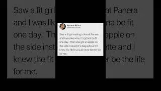 fit goals vs reality at panera | Subscribe for more #motivation 😊👍