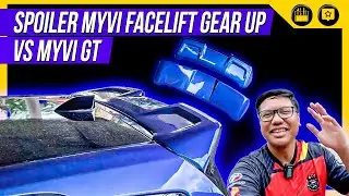 SPOILER MYVI FACELIFT GEAR UP | INSTALLATION & APA BEZA SPOILER MYVI GT?