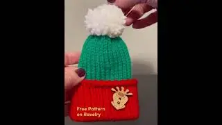 Quick Mini Hat Ornament Tutorial and FREE Pattern!🎅🎄✝⛪