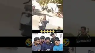 😂scooty comedy reaction video| #thenipayanhari #reactionvideo #comedy #funny #groupreaction