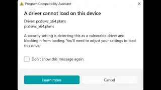 Как исправить ошибку pcdsrvc_x64.pkms Драйвер не может загрузиться на этом устройстве в Windows 11