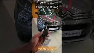 2022 Citroen C3 2nd Base Model with OnRoad Price List #shorts 🔥