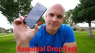 Essential Phone Drop Test - TITANIUM and CERAMIC vs. GRAVITY!