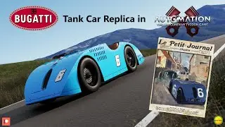 1923 Bugatti Type 32 (Tank Car) Replica in Automation Game.