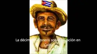 Décima campesina sobre situación en Cuba