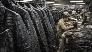 Inside a Crocodile Leather Jacket Factory | How the World&rsquo;s Most Iconic Leather Jackets Are Made