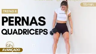 Treino Pesado para Crescer Pernas - Quadr&iacute;ceps em Casa | GF5 - Treino 8