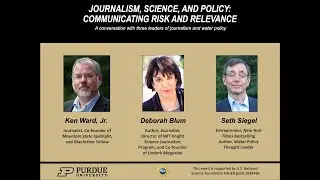 Webinar: Journalism, Science, And Policy: Communicating Risk And Relevance