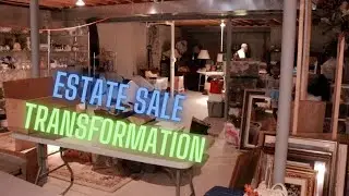 Staging a home for a successful estate sale.  Amazing Transformation!