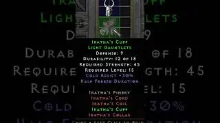 D2R Items: Iratha's Cuff