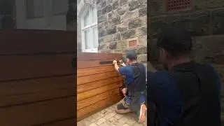 Making A False Electric Gate!  #diy #gate #project