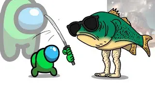 mini CREWMATE kill italian BRAINROT characters - PART 25 - animation