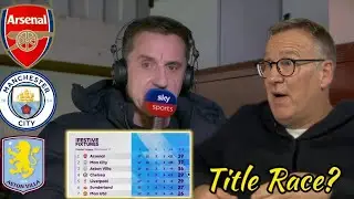 🔴Arsenal Are in the BEST Position to Win the Premier League Title! Gary Neville & Paul Merson React